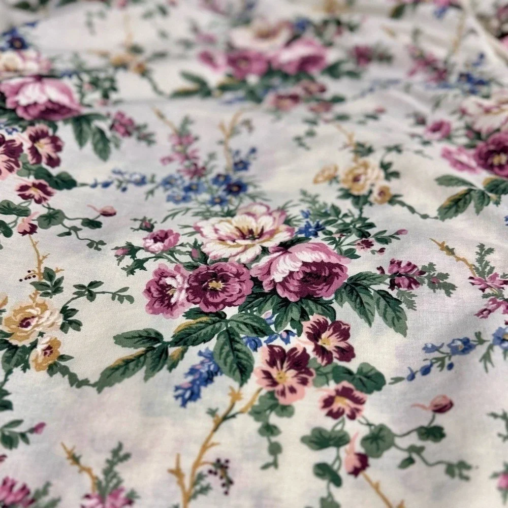 European Pillow Shams by Hollander Floral English Garden Shabby Chic Cottagecore